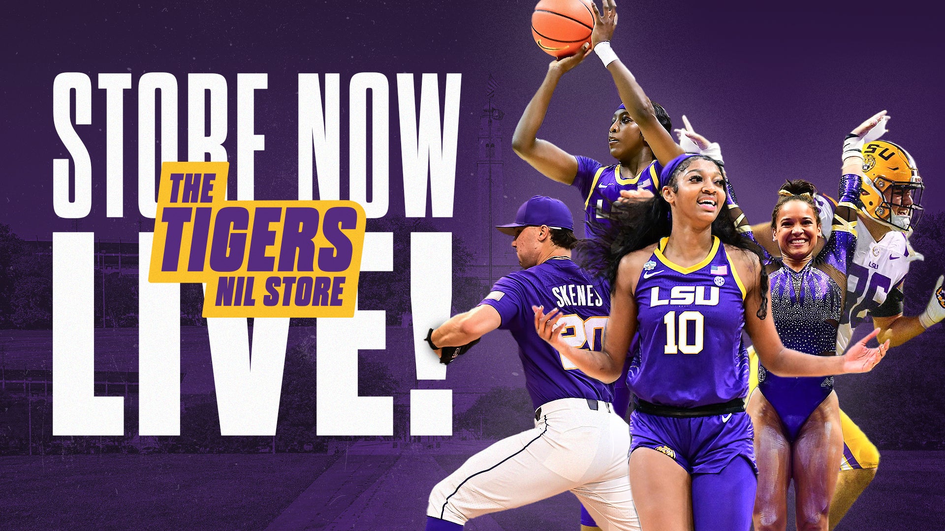 Tigers NIL Store Officially Opens for LSU Athletes Featuring Angel Ree