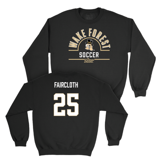 Wake Forest Women's Soccer Black Arch Crew - Sophie Faircloth Small