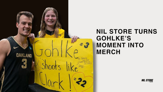 NIL Store Launches First Apparel For March Madness Star Jack Gohlke