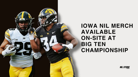 Iowa NIL Merch Available On-Site at Big Ten Championship