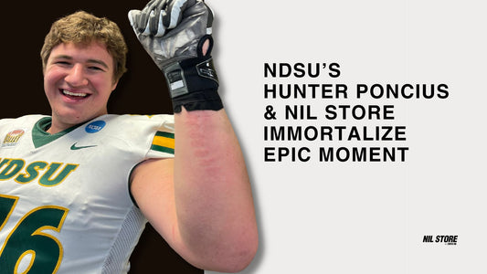 NDSU's Hunter Poncius & NIL Store Immortalize Epic Moment via Merchandise