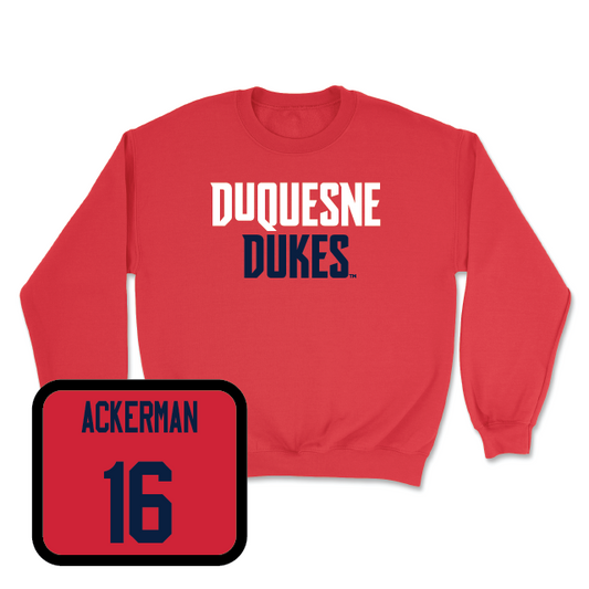 Duquesne Football Red Dukes Crew - A.J. Ackerman