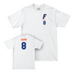 Florida Women's Volleyball White Logo Comfort Colors Tee - Trinity Adams
