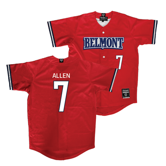 Belmont Baseball Red Jersey - Ty Allen | #7