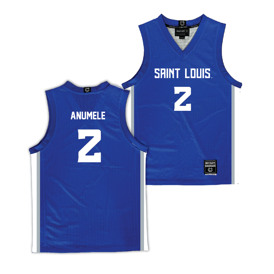 Saint Louis Women's Basketball Royal Jersey  - Shunteria Anumele