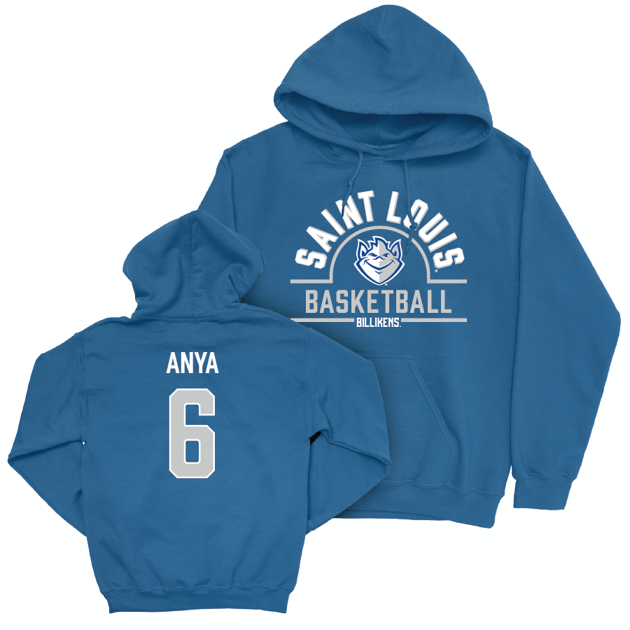 Saint Louis Men's Basketball Royal Arch Hoodie  - Kalu Anya