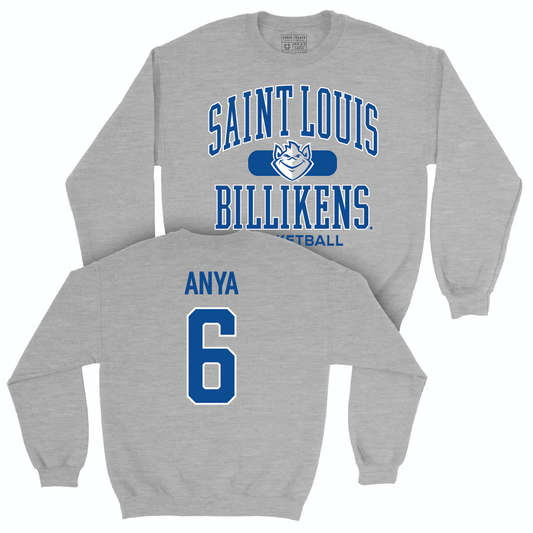 Saint Louis Men's Basketball Sport Grey Classic Crew  - Kalu Anya