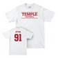 Temple Football White Classic Comfort Colors Tee  - Dante Atton