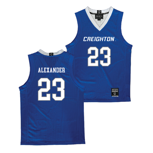 Creighton Men's Basketball Blue Jersey - Trey Alexander