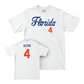 Florida Men's Basketball White Script Comfort Colors Tee  - Samuel Alexis