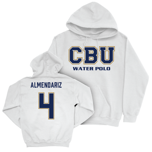 CBU Women's Water Polo White Classic Hoodie   - Celeste Almendariz
