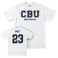 CBU Softball White Comfort Colors Classic Tee   - Ashlee Annett