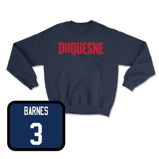 Duquesne Football Navy Duquesne Crew - CJ Barnes