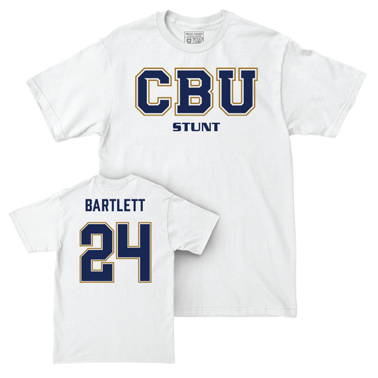 CBU Stunt White Comfort Colors Classic Tee   - Kaitlyn Bartlett