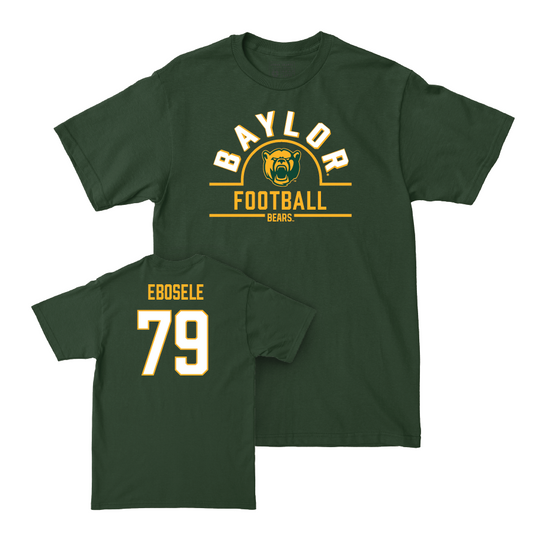 Baylor Football Forest Green Arch Tee - Alvin Ebosele Small