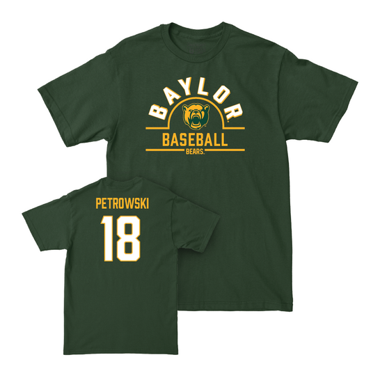 Baylor Baseball Forest Green Arch Tee - Andrew Petrowski Small