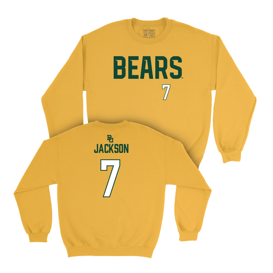 Baylor Football Gold Bears Crew - Bryson Jackson Small