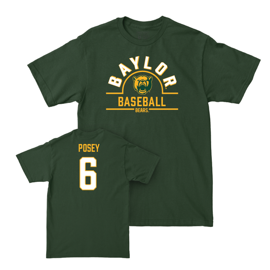 Baylor Baseball Forest Green Arch Tee - Cole Posey Small