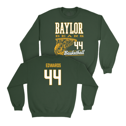 Baylor Women's Basketball Green Hoops Crew - Dre'Una Edwards Small
