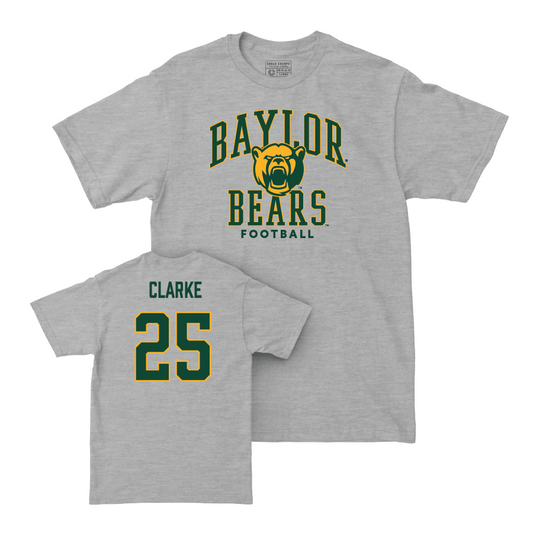Baylor Football Sport Grey Classic Tee - Jacoby Clarke Small