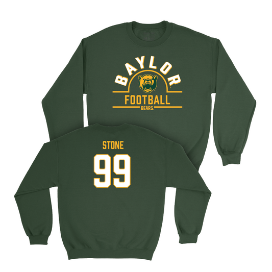 Baylor Football Forest Green Arch Crew - Jack Stone Small