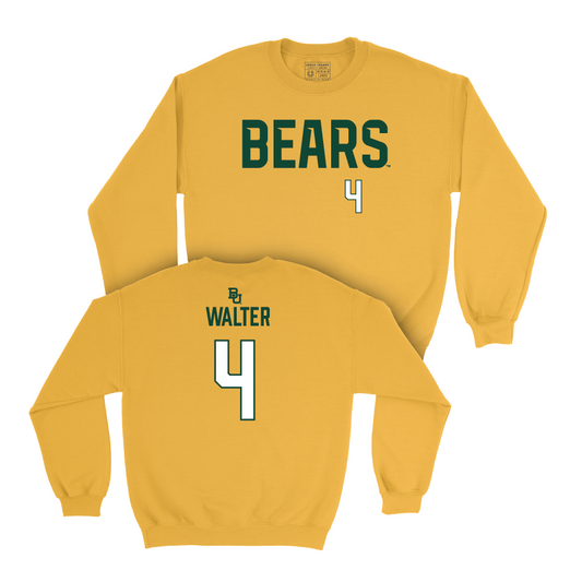 Baylor Men's Basketball Gold Bears Crew - Ja'Kobe Walter Small