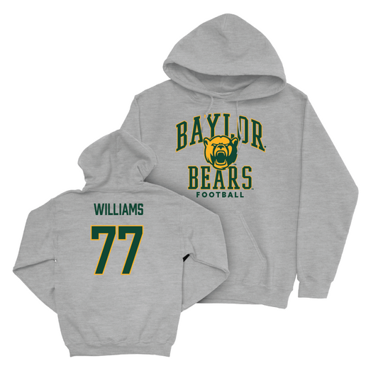 Baylor Football Sport Grey Classic Hoodie - Tate Williams Small