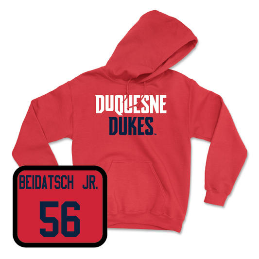 Duquesne Football Red Dukes Hoodie - Brian Beidatsch Jr.