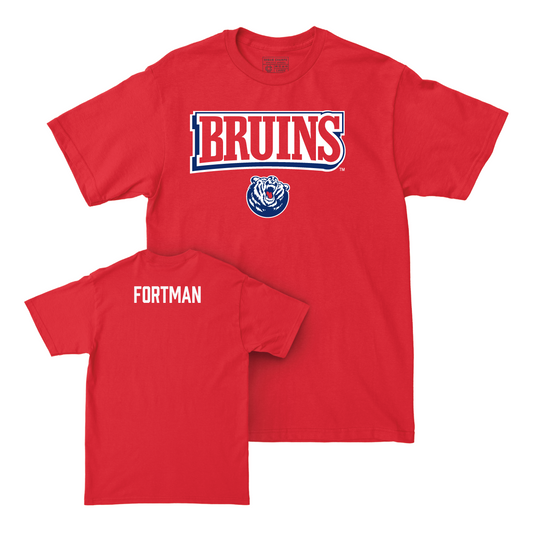 Belmont Track and Field Red Bruins Tee - Alexa Fortman Small