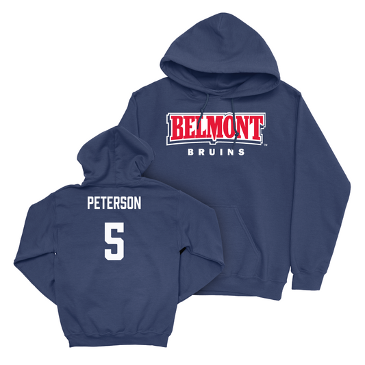 Belmont Volleyball Navy Belmont Hoodie - Ally Peterson Small