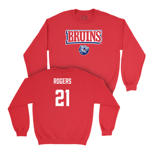 Belmont Men's Basketball Red Bruins Crew - Brigham Rogers Small