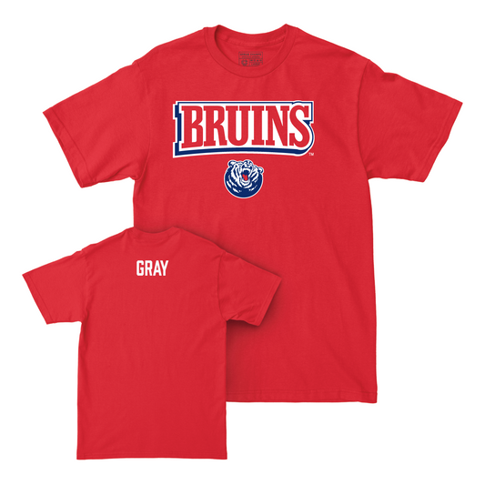 Belmont Track and Field Red Bruins Tee - Jayden Gray Small