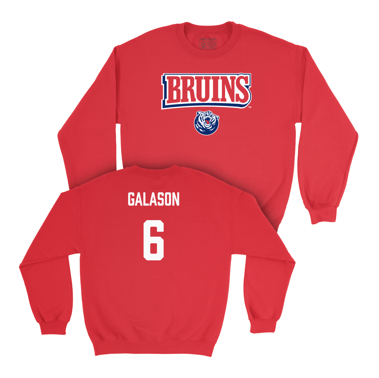 Belmont Baseball Red Bruins Crew Small / Kaden Galason  | #6