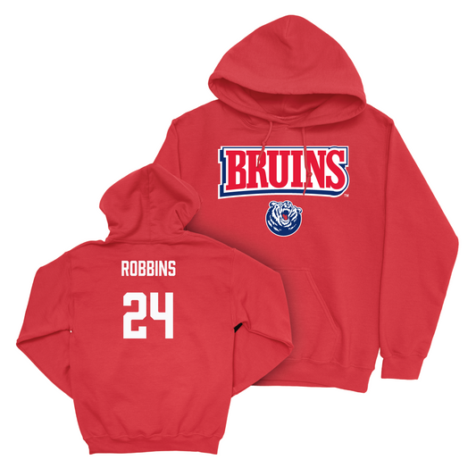 Belmont Men's Basketball Red Bruins Hoodie Small / Keith Robbins | #24