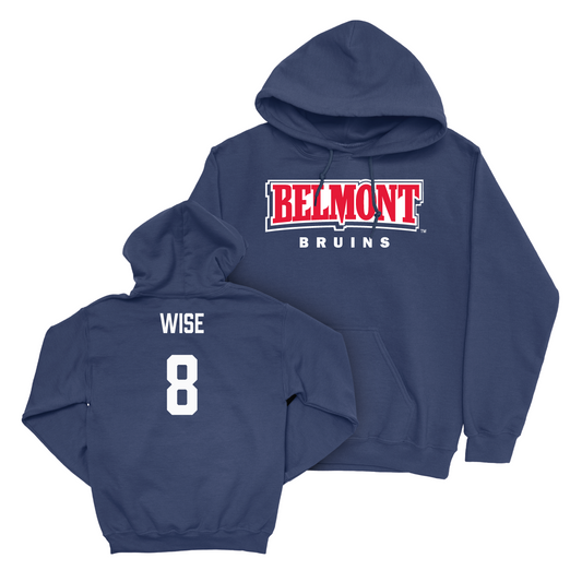 Belmont Women's Soccer Navy Belmont Hoodie - Kennedy Wise Small