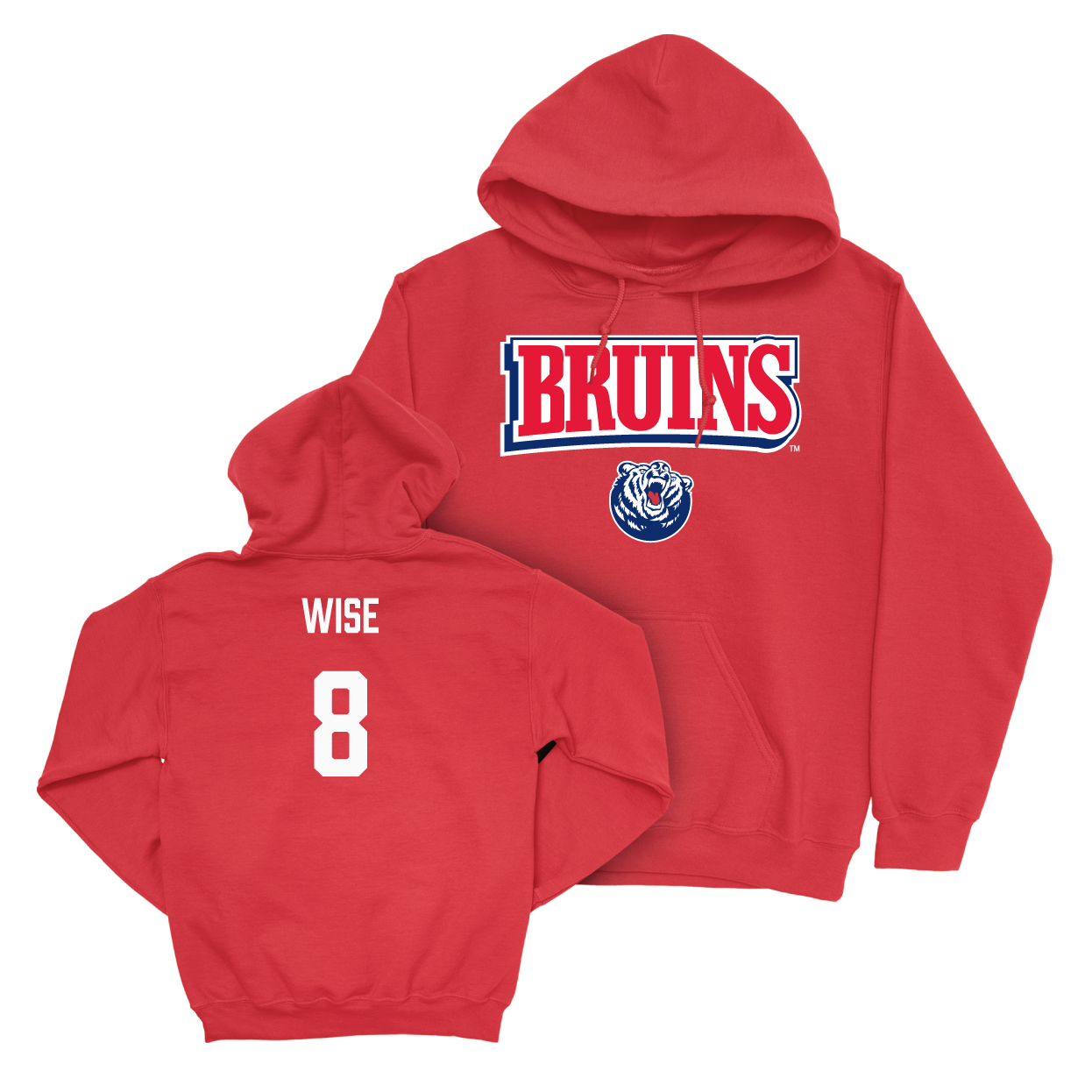 Belmont Women's Soccer Red Bruins Hoodie - Kennedy Wise Small
