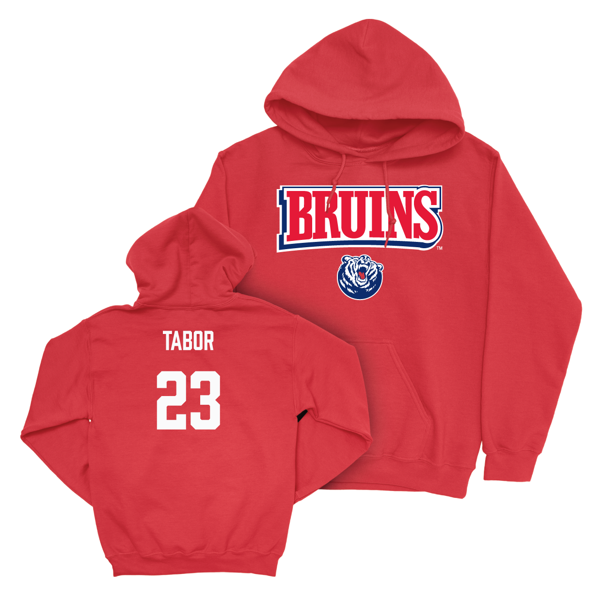 Belmont Women's Soccer Red Bruins Hoodie - Lillie Tabor Small