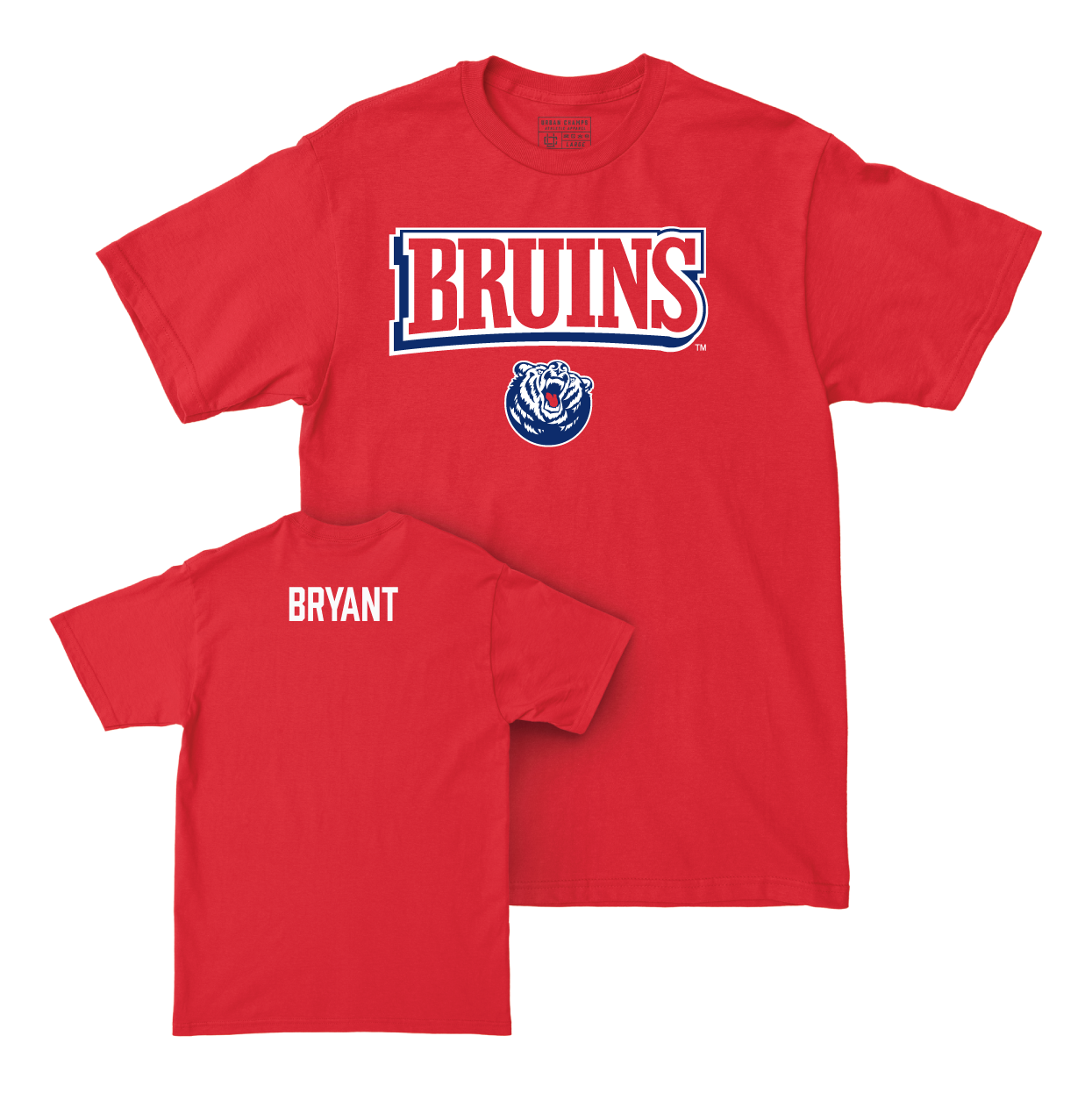 Belmont Track and Field Red Bruins Tee Small / Rodney Bryant