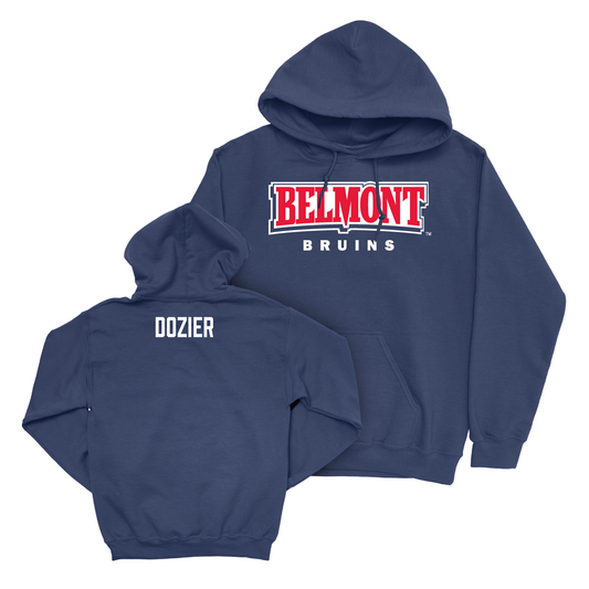 Belmont Track and Field Navy Belmont Hoodie Small / Tezz Dozier