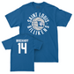 Saint Louis Men's Basketball Royal Hardwood Tee  - Kilian Brockhoff