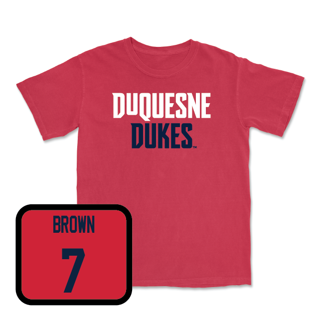Duquesne Women's Soccer Red Dukes Tee - Margey Brown