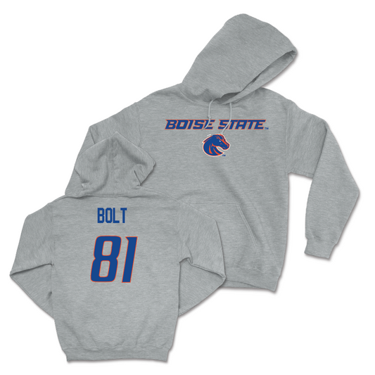 Boise State Football Sport Grey Classic Hoodie - Austin Bolt Youth Small