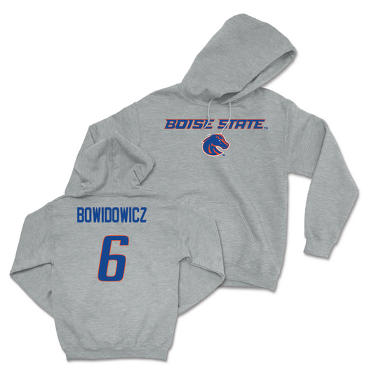 Boise State Women's Beach Volleyball Sport Grey Classic Hoodie - Avery Bowidowicz Youth Small
