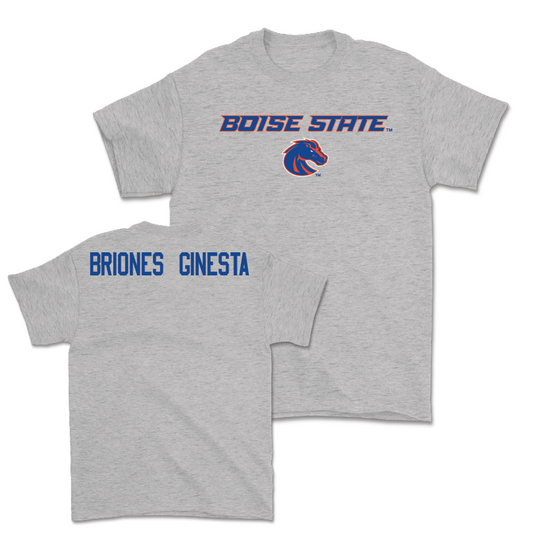 Boise State Women's Tennis Sport Grey Classic Tee - Ariadna Briones Ginesta Youth Small