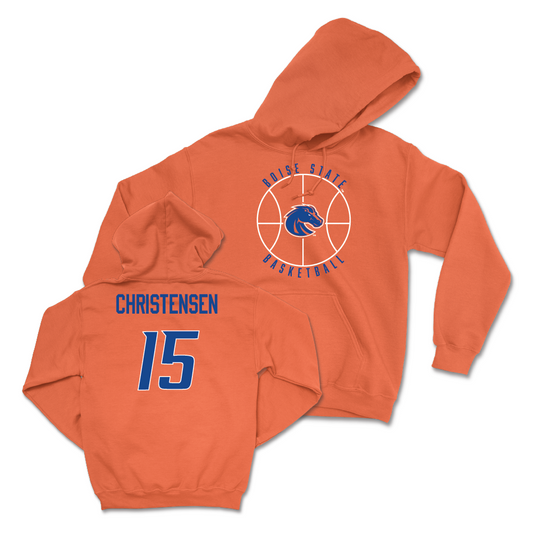 Boise State Women's Basketball Orange Hardwood Hoodie - Alyssa Christensen Youth Small