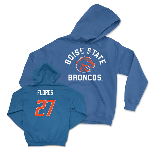 Boise State Softball Blue Arch Hoodie - Alycia Flores Youth Small