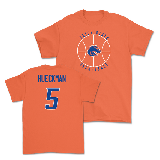 Boise State Women's Basketball Orange Hardwood Tee - Allie Hueckman Youth Small