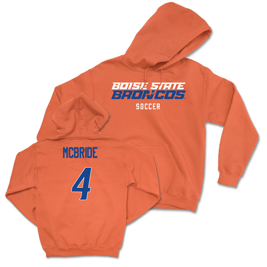 Boise State Women's Soccer Orange Staple Hoodie - Avery McBride Youth Small