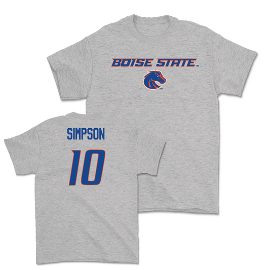 Boise State Football Sport Grey Classic Tee - Andrew Simpson Youth Small