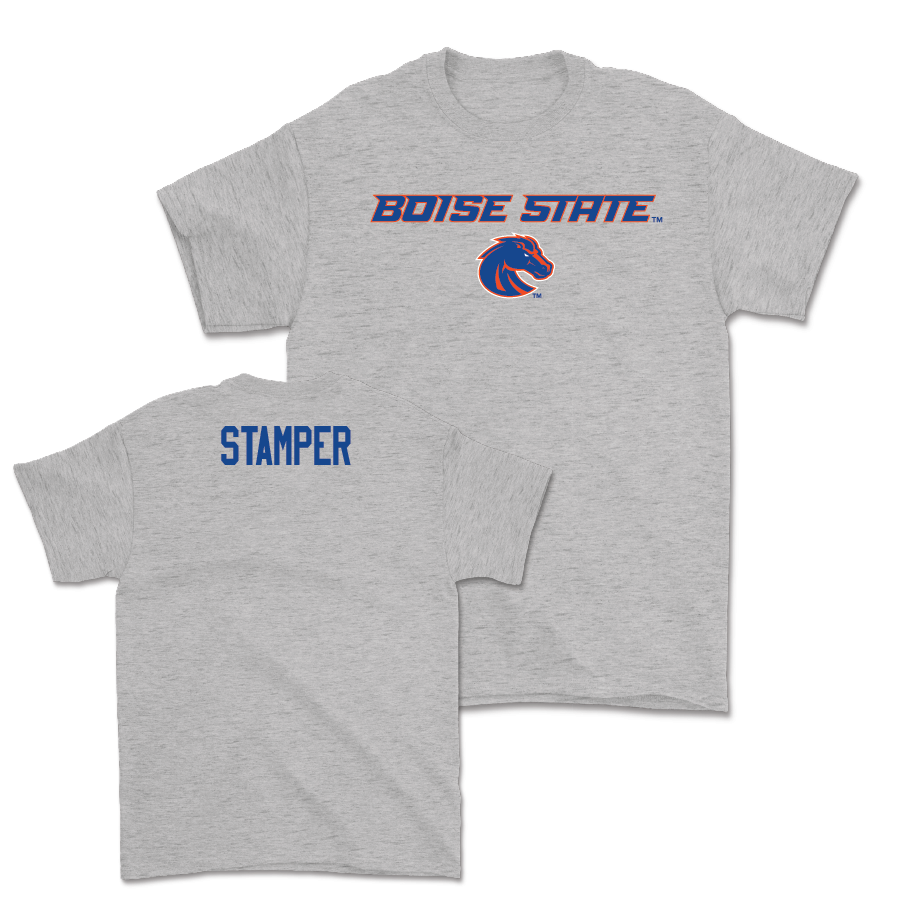 Boise State Women's Track & Field Sport Grey Classic Tee - Abby Stamper Youth Small